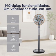 Ventilador de Coluna Gingko 4 Pás 3 Velocidades 110V - Maxx Force - imagem 4