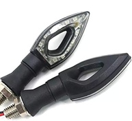 Kit 4 Piscas Seta LED Universal Moto - Titan, Fazer, CB e Mais! Design Fumê 12 LEDs - imagem 4