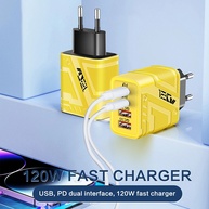 Carregador 120W 4 em 1: Power Delivery Rápido! - imagem 2