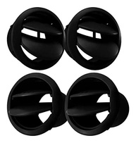 Kit 4 Difusores de Ar Painel Preto Fiat Novo Uno e Nova Fiorino (2010-2017) - imagem 2