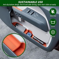 Organizador de Porta Ford Maverick 2022-2025: Kit 4 Peças em Silicone Premium para Máximo Conforto e Estilo - imagem 5