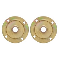 Acouto Ir Kart Roda Hub Eixo 25mm 24T 4 Parafuso Heavy Duty Aço Liga Hub Com Superfície Galvanizada para ATV Quad Bike Drift Trike - imagem 4