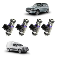 Kit 4 Bicos Injetores Fiat Palio Uno Fire Fiorino 1.0/1.5 8v - Desempenho e Economia - imagem 2