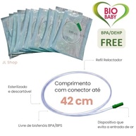 Conjunto para Relactação e Suplementação Alimentar 160ml com 10 Sondas Número 4 - Frasco Coletor Verde - imagem 5