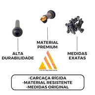 Kit 4 Válvulas Pito TR-414 para Pneus Sem Câmara - Encaixe Perfeito e Padrão Original - imagem 4