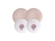 Kit Pratos Tramontina Groovy Breakfast em Porcelana Decorada 4 Peças - Estilo Moderno para Café da Manhã - imagem 2