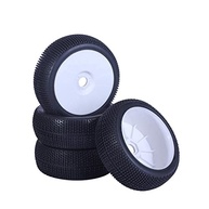 Kit 4 Pneus e Rodas 17mm para Carrinho 1/8: Tração e Durabilidade Off-Road - imagem 5