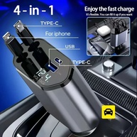 Carregador Automotivo 4 em 1: 66W Turbo! - imagem 2