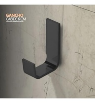 Kit Acessórios Banheiro Quadrado Preto Fosco 4 Peças - Modernidade e Estilo - imagem 5