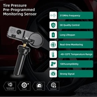 Sensor TPMS 315MHz para GMC, Buick, Chevy, Cadillac - Kit com 4 Unidades - imagem 4