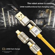 Cabo 4 em 1 240W: Carregamento Turbo! - imagem 3