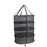 Secador de Malha Suspensa Dobrável com Zíper – 4 Camadas para Flores, Peixes, Vegetais e Roupas - imagem 1