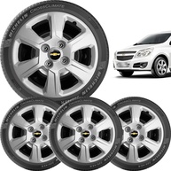 Kit 4 Calotas Esportivas Aro 15 - Corsa, Prisma e Montana (084cp) - imagem 1