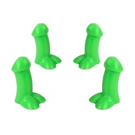 Tampas de válvula de pneu engraçadas - 4 peças de tampas de haste de válvula de lápis, tampas de pneu de brincadeiras, acessórios universais de roda para carro, bicicleta, motocicleta, presentes de - imagem 1