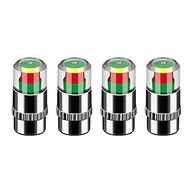 4 Tampas de Válvula Monitor de Pressão de Pneu: Segurança Visual Instantânea para Seu Veículo - imagem 2