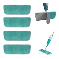 Kit 4 Refis de Pano Microfibra Verde para Mop Spray - Limpeza Eficiente e Ecológica para Todos os Pisos - imagem 2
