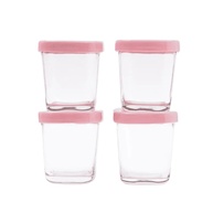 Petit Piá - Kit 4 Potes de Vidro 150ml para Leite Materno e Papinhas | Segurança e Praticidade na Rotina do Bebê - imagem 1