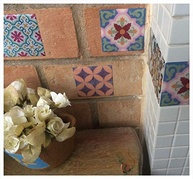 Pastilha Adesiva Azulejo Português Resinada - Kit 4 Placas para Decoração Fácil e Elegante - imagem 4