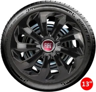 Jogo 4 Calotas Esportivas Velox Aro 14 Preto Brilhante - Design Moderno e Segurança - imagem 4