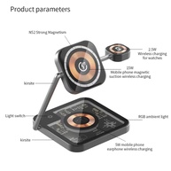Carregador Wireless 4 em 1: iPhone, Apple Watch e Mais! - imagem 2