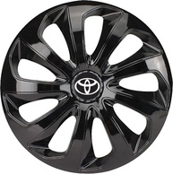 Jogo 4 Calotas Esportivas Velox Preto Brilhante Aro 14 - TOYO para Etios, Yaris e Corolla - imagem 5