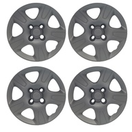 Kit 4 Calotas Aro 14 Preto Fosco - Design Esportivo para Fiat Strada 2013-2020 - imagem 1