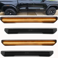 Luz de Para-lama LED Âmbar com Lente Fumê para GMC Sierra 2500 HD/3500 HD (2020-2024) - Kit 4 Peças - imagem 1