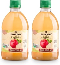 Kit 2 Vinagre De Maçã Orgânico Acidez 4,2% 4 Estações 450 ml - imagem 1