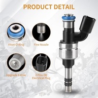 Kit 4 Injetores de Combustível 12633784 para Chevy Malibu, Equinox, Buick Regal e GMC Terrain L4 2.4L - imagem 5