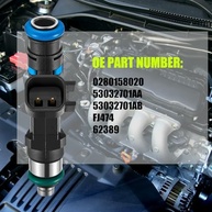 Injetores de Combustível FJ474 4 Furos (Kit 6) para Jeep Grand Cherokee, Dodge Durango e RAM 1500 V6 3.7L - imagem 4