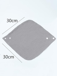 Kit 4 Peças Babador Bandana Quatro Camadas Menino Menina(Cor4) - imagem 3