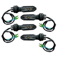 Kit 4 Pisca Seta LED Cristal Cb Twister 250 XRE 300 - Ano 2022 e Compatíveis - imagem 2