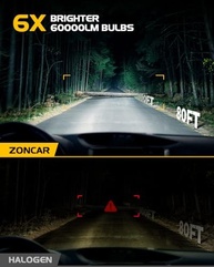 Ilumine Sua Estrada: Lâmpadas de Freio LED 9005/9006 de Alta Performance (Kit 4 Peças) - imagem 3
