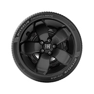 Kit 4 Calotas Aro 16 Fiat Toro 2017-2020 Preto Emblema Novo - Design Moderno e Proteção - imagem 3