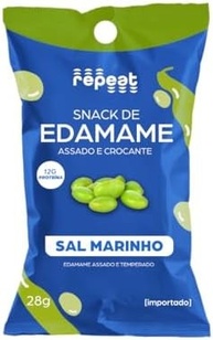 Kit 4 Packs Snack De Edamame Sal Marinho Repeat 28G - imagem 2