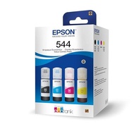 Epson Pacote com 4 tintas Ecotank preto, ciano, magenta e amarelo para L1110, L1210, L3110, L3210, L3150, L3250, L5190, L5290, Code T544520-4P - imagem 5