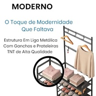 4-para-a-prateleiras-cabideiro-multiuso-com-arara-sapateira-vertical-organizadora-a