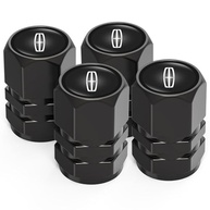 4 tampas de válvula de pneu de carro para Lincoln MKC Nautilus Aviator Navigator MKZ Continental, tampas de válvula de metal de liga para pneus de carro à prova de vazamento, tampa de ar de pneu - imagem 2