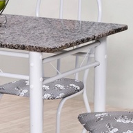Mesa de Cozinha Monique Branco: Elegância para 4 - imagem 2