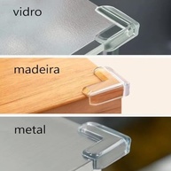 Protetor de Canto de Mesa - Kit 4 Peças com Silicone Transparente | Segurança e Proteção para Móveis e Bebês - imagem 5