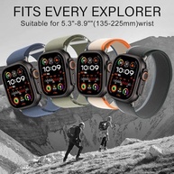 Pacote com 4 pulseiras de nylon compatíveis com Apple Watch Ultra 2/Ultra. Pulseiras masculinas de 49 mm, 46 mm, 45 mm e 44 mm, esportivas respiráveis para Apple Watch séries 10, 9, 8, 7, 6, SE, 5, 4, - imagem 3