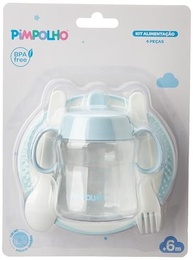 Kit Alimentação 4 Peças Pimpolho - Refeições Práticas e Seguras para Bebês - imagem 2