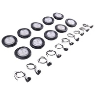 Luzes de Freio Traseiras Redondas 4 LED 5cm - Segurança e Estilo para seu Caminhão/Reboque - imagem 4