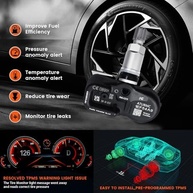 Kit 4 Sensores TPMS PMV-C015 4260748010: Segurança e Performance para seu Lexus e Toyota - imagem 4