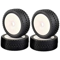 Conjunto 4 Pneus Off-Road 17mm Branco para Escala 1/7, 1/8, 1/10: Tração e Durabilidade Superior - imagem 4