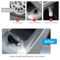Tampas de Válvula de Pneu Metal Premium para Mercedes-Benz | Proteção e Estilo (4 Unidades) - imagem 5