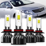 Kit 4 Lâmpadas LED Farol Alto/Baixo Toyota Corolla 2001-2013 9005/9006 - 600% Mais Brilho - imagem 1
