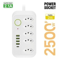 Régua de Energia Bivolt com 5 Tomadas, 4 USB e 1 USB-C: Segurança e Conexão Total! - imagem 3