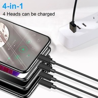 Cabo USB-C 4 em 1: Carregue Vários Dispositivos! - imagem 2