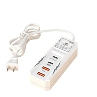 Carregador USB 4 Portas: Power Strip Rápido 2PD+2USB - imagem 2